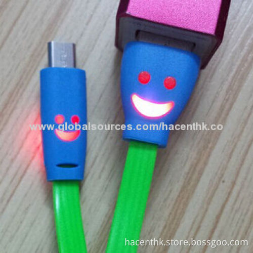 Smiling face LED light for iPhone 5s/5c/5